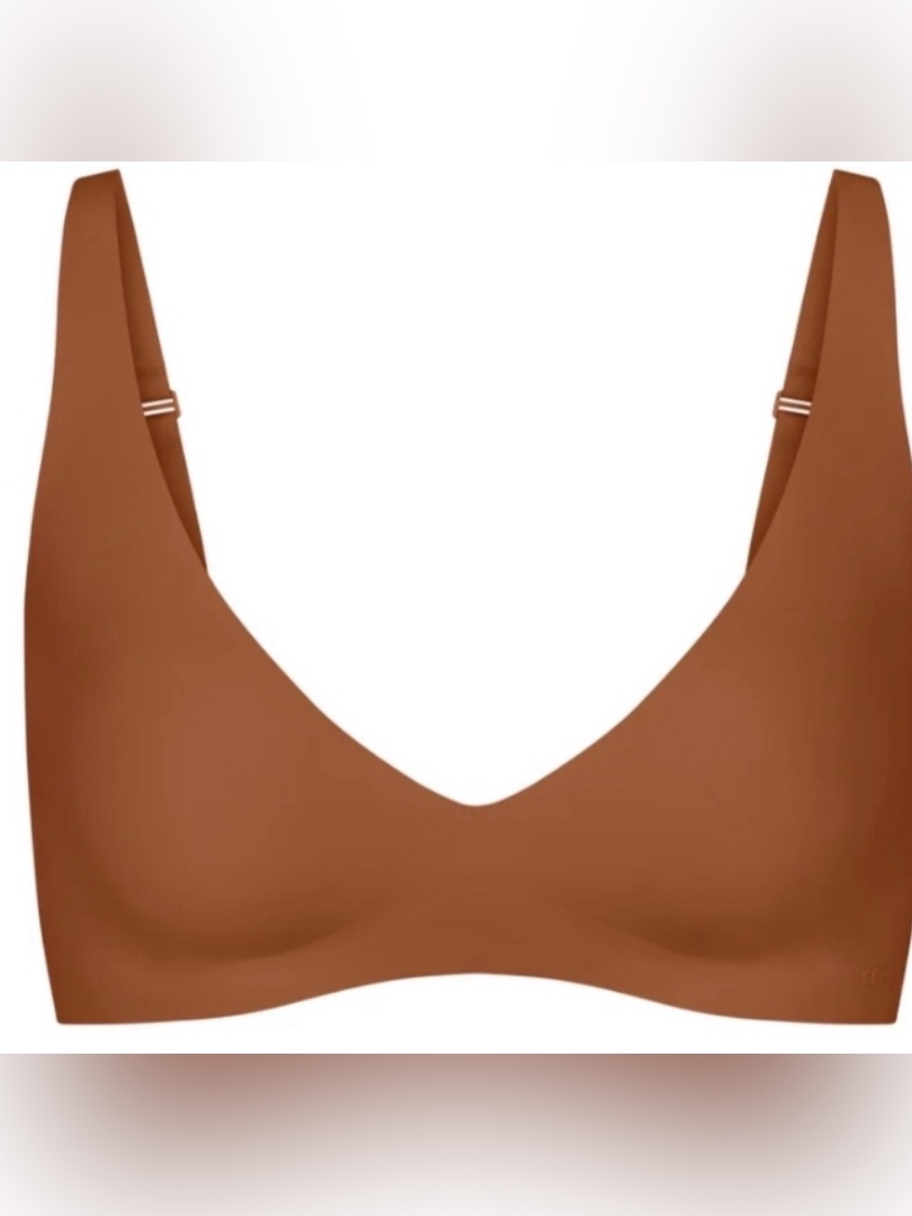 NWT new with tags Skims Naked Plunge Bra Bronze size M-DD